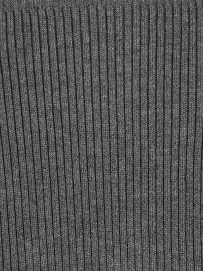 Givenchy Ribbed-knit Wool And Alpaca-blend Miniskirt In Gray