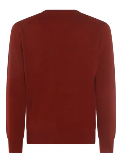 Altea Long-sleeve Sweater In Brown