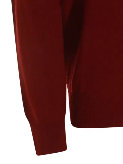 Altea Long-sleeve Sweater In Brown