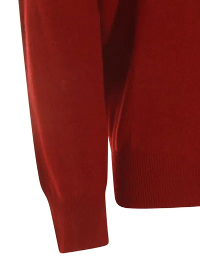 Altea Long-sleeve Sweater In Brown