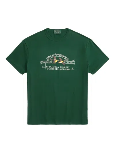 Polo Ralph Lauren Men's Classic-fit Polo Sportsman T-shirt In Green