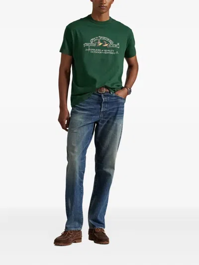 Polo Ralph Lauren Men's Classic-fit Polo Sportsman T-shirt In Green