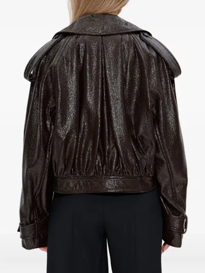 Sportmax Premium Jacket Raised Collar In Black