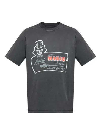 Amiri Oversize Magic Graphic T-shirt In Black