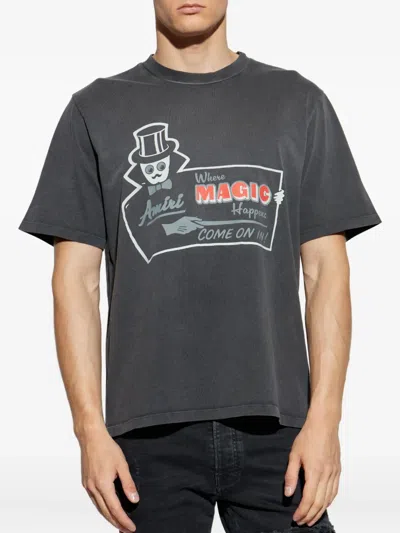 Amiri Oversize Magic Graphic T-shirt In Black