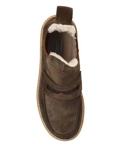 Inuikii Penny-strap Suede Boots In Brown