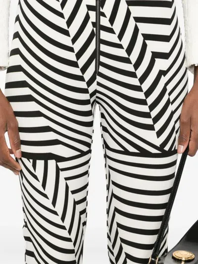 Gemy Maalouf Stripe-pattern Trousers In White