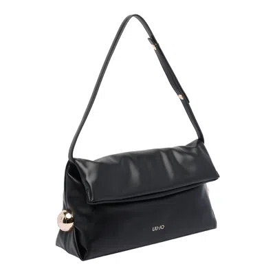 Liu •jo Modern Shoulder Bag Metallic Accents In Metallic