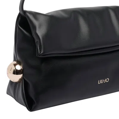 Liu •jo Modern Shoulder Bag Metallic Accents In Metallic