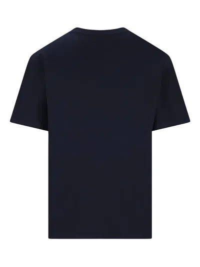 Loewe T-shirt And Polo Shirt In Blue