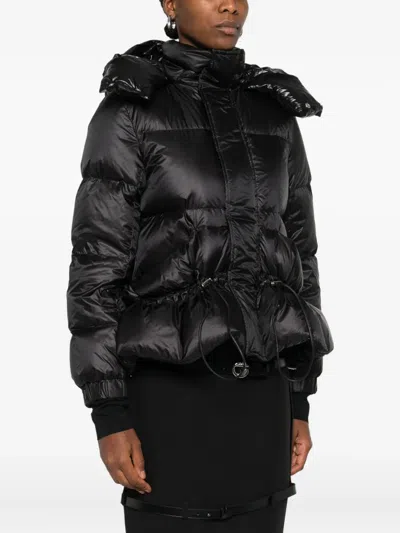 Sacai Nylon Puffer Down Jacket In Multi