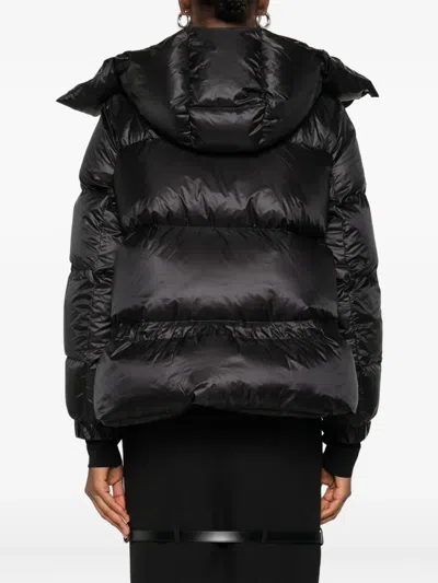 Sacai Nylon Puffer Down Jacket In Multi