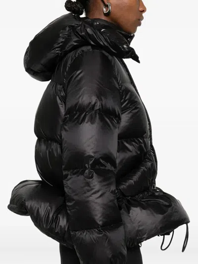 Sacai Nylon Puffer Down Jacket In Multi