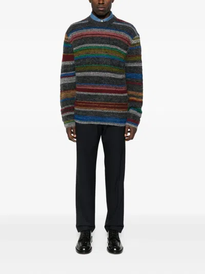 Paul Smith Striped Sweater In Multi
