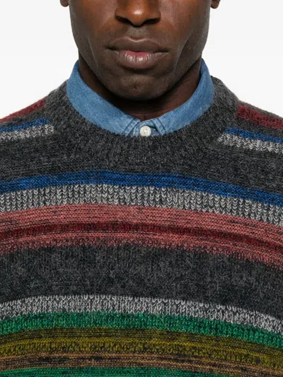 Paul Smith Striped Sweater In Multi