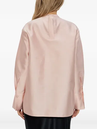 Jil Sander Long Sleeve Shirt In Pink
