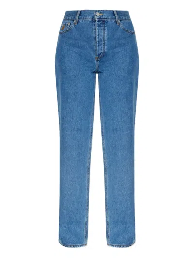 By Malene Birger Chicago High-rise Organic Cotton Denim Jeans In Multi