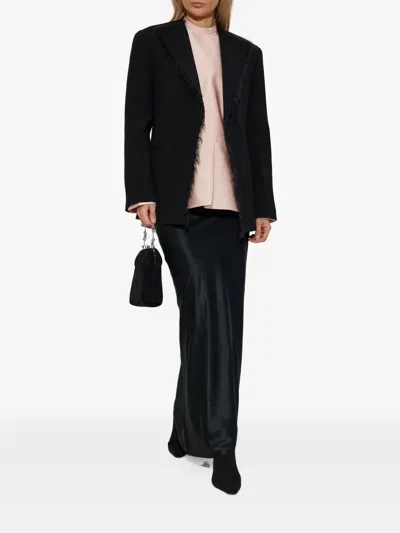 流苏边翻领夹克