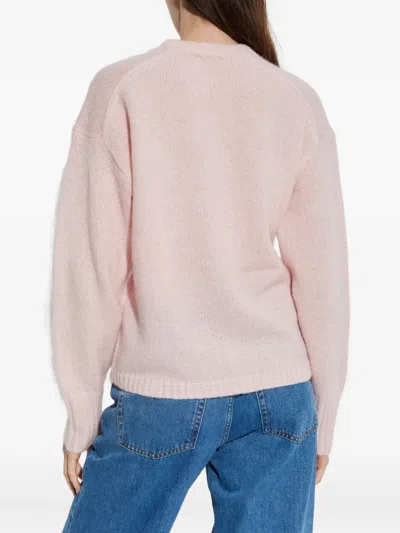 By Malene Birger Brie Wool And Mohair Crewneck Sweater In Neutral