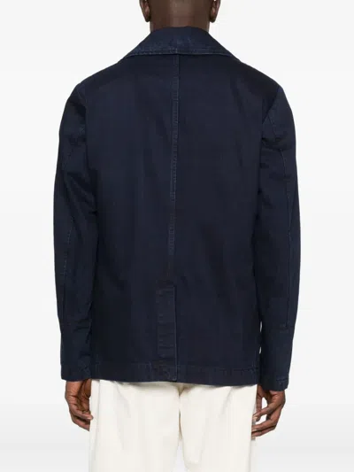 C.p. Company C.p.company Denim Blazer With Double-breasted Design In Blue