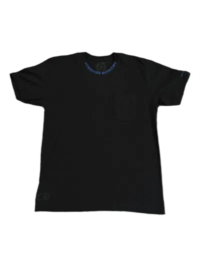 Chrome Hearts Neck-logo Pocket T-shirt In Black
