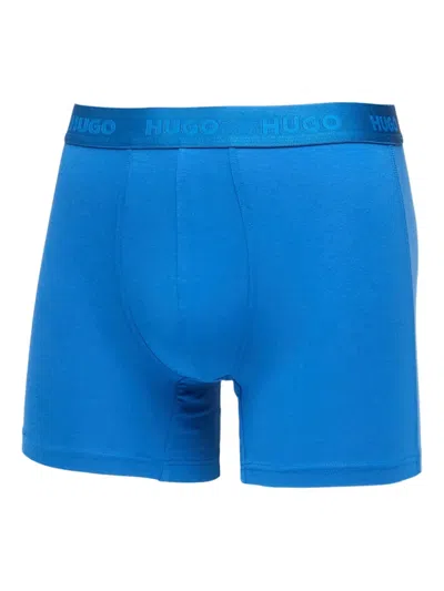 Hugo Boss Logo Boxer Briefs (pack Of Three) In Multi