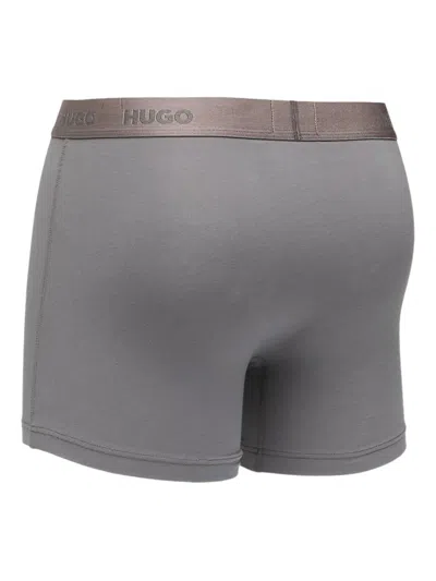 Hugo Boss Logo Boxer Briefs (pack Of Three) In Multi