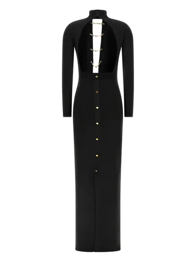 Elisabetta Franchi 'red Carpet' Dress In Black