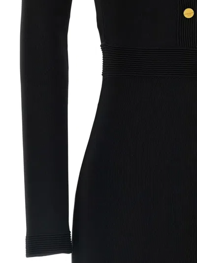 Elisabetta Franchi 'red Carpet' Dress In Black