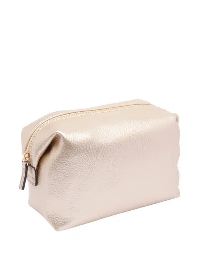 Liu •jo Travel Essentials Compact Metallic Accessories In Neutral