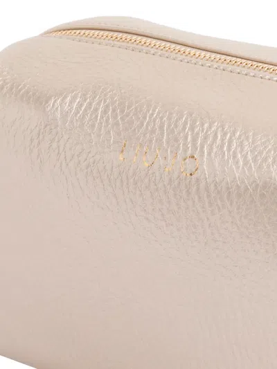 Liu •jo Travel Essentials Compact Metallic Accessories In Neutral