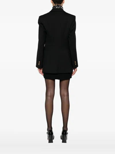 P.a.r.o.s.h Double-breasted Jacket In Black