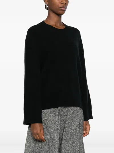 Boboutic Balloon-sleeve Cashmere Jumper In Black