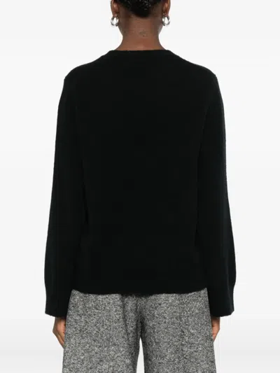 Boboutic Balloon-sleeve Cashmere Jumper In Black
