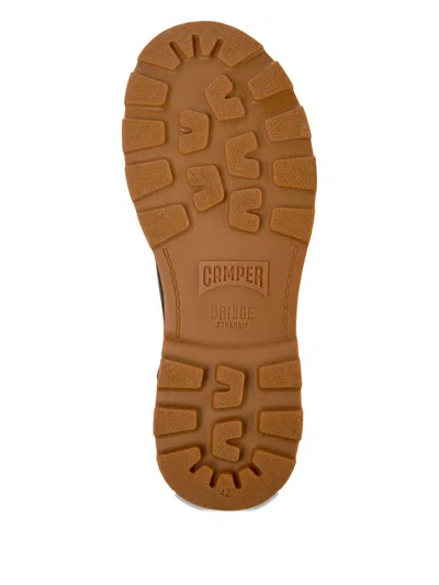 Camper Brutus Elastic-panels Boots In Brown