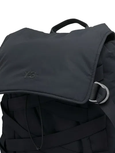 Y-3 Versatile Cinch Backpack Adjustable Straps In Black