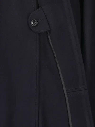 Il Tabarro Wool Cape In Blue