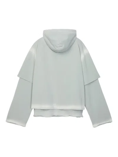 Camperlab Layered Hoodie In Gray