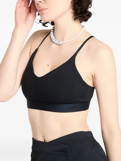 Nike Indy Criss-cross Sport Bra In Black
