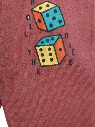 Bobo Choses Dice-print Trousers In Brown