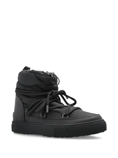 Inuikii Drawstring Lace-up Boots In Black