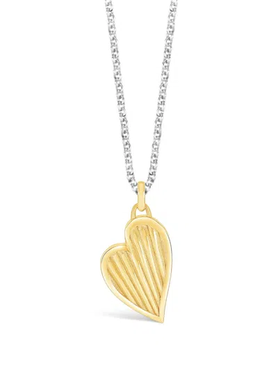 Dower & Hall 18k Yellow Gold Vermeil Heart-pendant Necklace