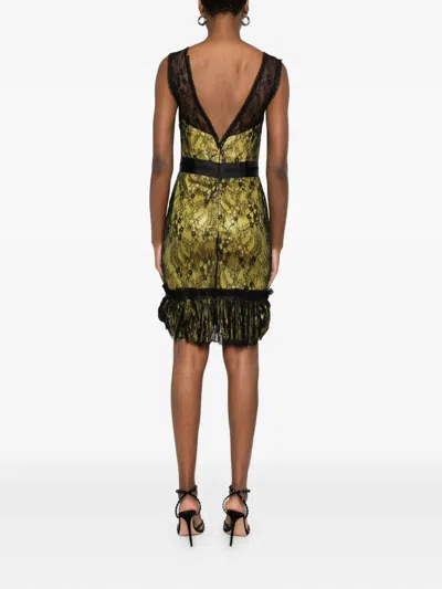 Gemy Maalouf Floral-lace Minidress In Multi