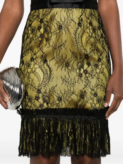 Gemy Maalouf Floral-lace Minidress In Multi