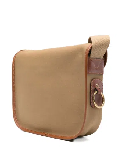 Brady Stour Leather-trimmed Satchel In Brown