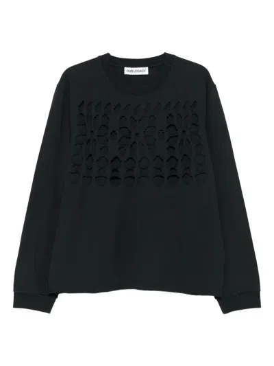 Our Legacy Tour Cut-out Sweatshirt In Black