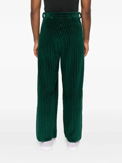 Bless Wide-leg Trousers In Green