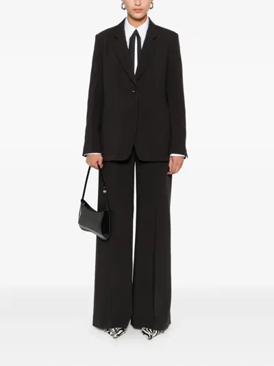 Seductive Three-button Blazer In Brown