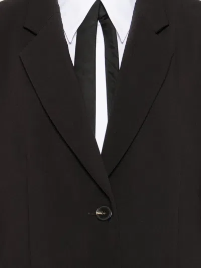 Seductive Three-button Blazer In Brown