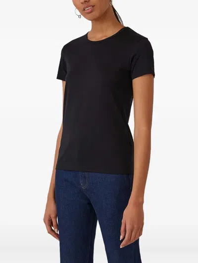 Sunspel Short-sleeve T-shirt In Black